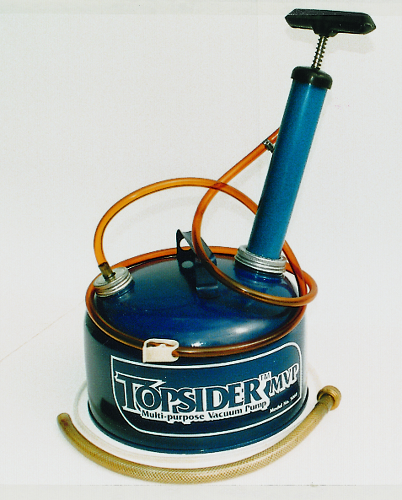 The handiest tool we’ve found for changing the oil. 