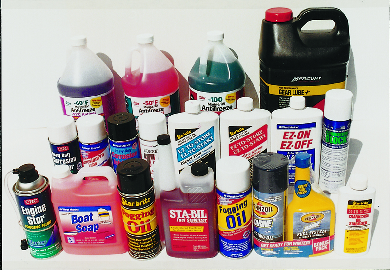 All these winterizing products (and more) are available from West Marine.